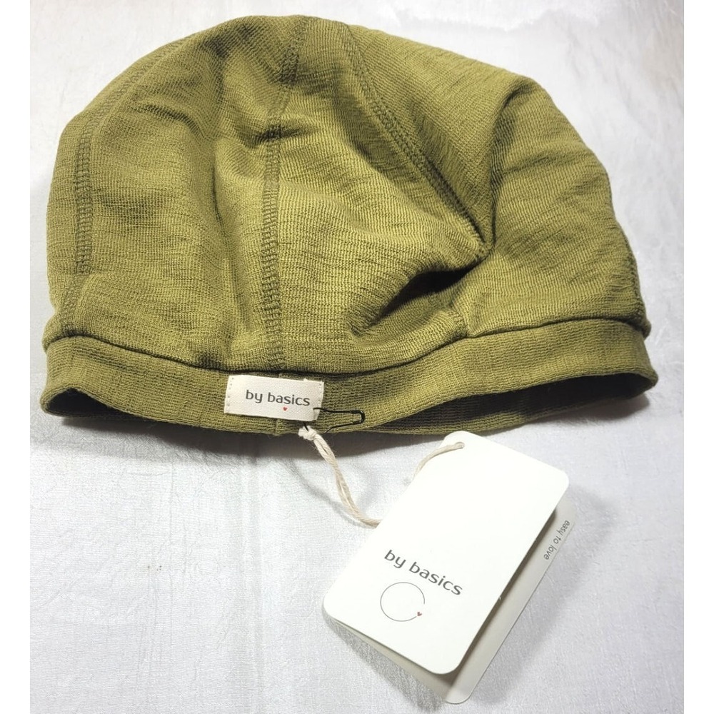 By Basics 100% Merino Wool Beret Hat - Style #1035 - Leek Green‎ - One Size